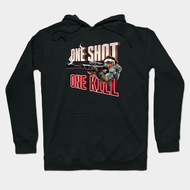 Vantage - One Shot One Kill Hoodie by Paul Draw